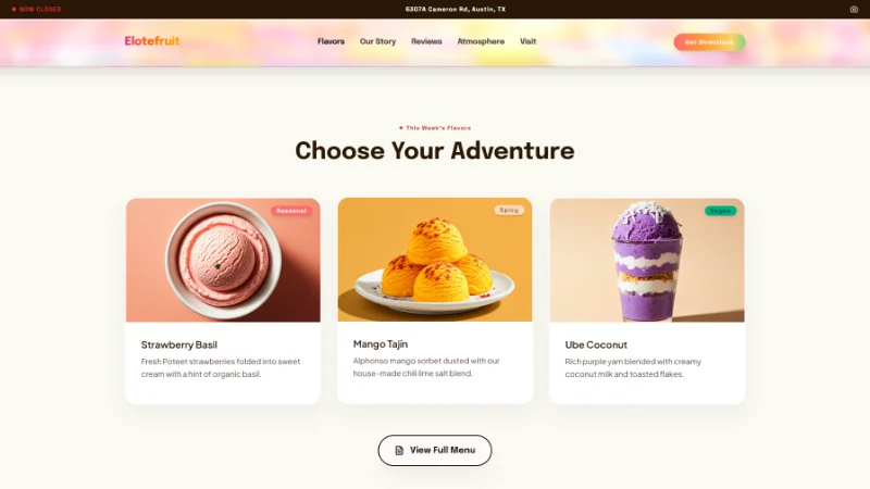 Elotefruit Ice Cream Shop
